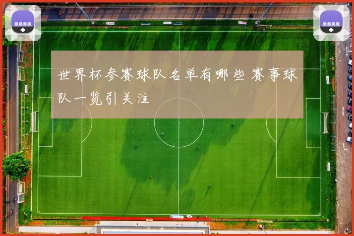 世界杯参赛球队名单有哪些 赛事球队一览引关注
